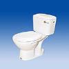 FORTEC WC, MODEL: NC 203 .S・ CLOSE COUPLE SET WITH FORTEC CERAMIC L/L CISTERN C/W CHROME PLASTIC HAN